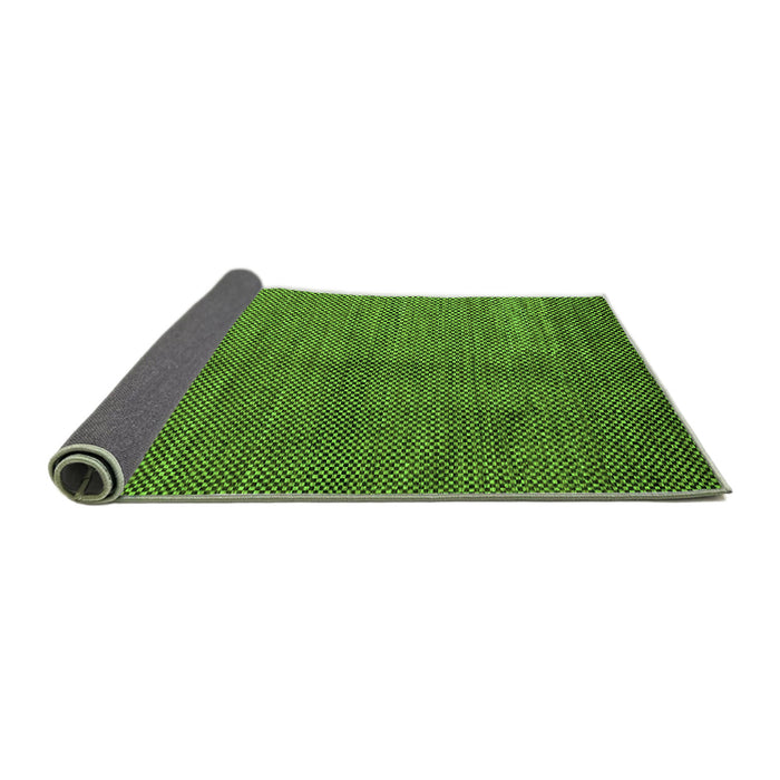 Sideview of Abstract Green Modern Rug, abs5539grn