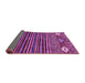 Sideview of Abstract Purple Modern Rug, abs553pur