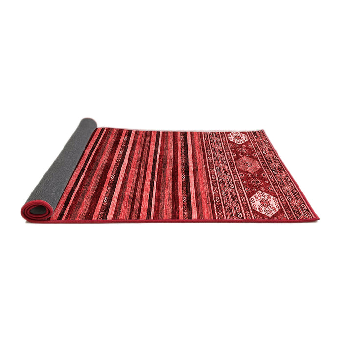 Abstract Red Modern Area Rugs