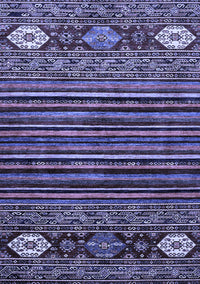 Abstract Blue Modern Rug, abs553blu