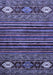 Abstract Blue Modern Rug, abs553blu