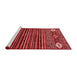 Modern Red Washable Rugs