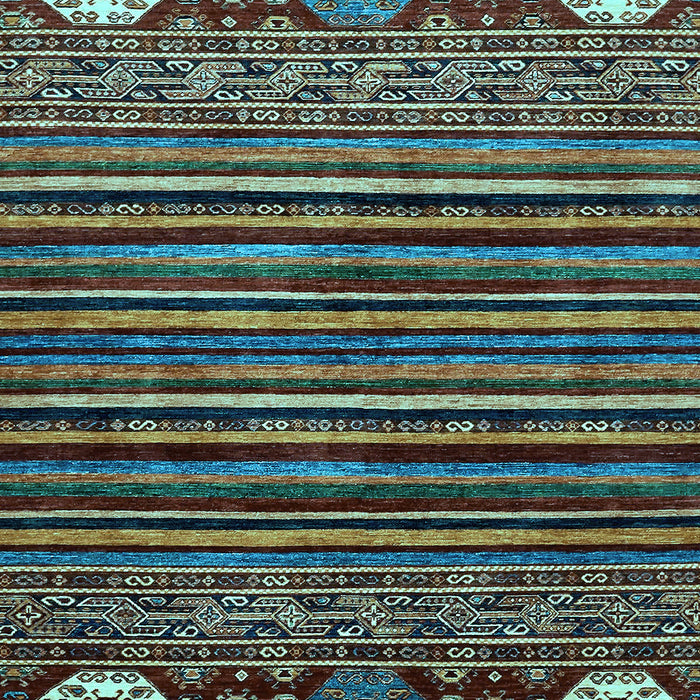 Abstract Light Blue Modern Rug, abs553lblu