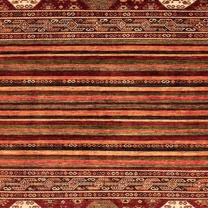 Machine Washable Abstract Orange Modern Area Rugs, wshabs553org