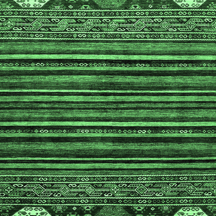 Abstract Emerald Green Modern Rug, abs553emgrn