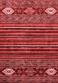 Abstract Red Modern Rug, abs553red