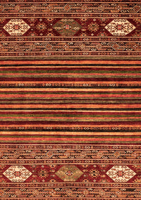 Abstract Orange Modern Rug, abs553org