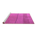 Sideview of Machine Washable Abstract Purple Modern Area Rugs, wshabs5540pur