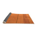 Sideview of Abstract Orange Modern Rug, abs5540org