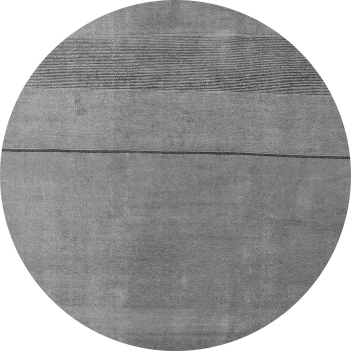 Round Machine Washable Abstract Gray Modern Rug, wshabs5540gry