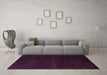 Machine Washable Abstract Purple Modern Area Rugs in a Living Room, wshabs5541pur