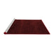 Modern Red Washable Rugs