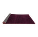 Sideview of Abstract Pink Modern Rug, abs5541pnk