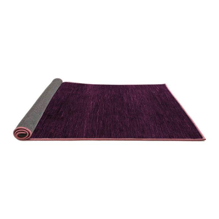 Sideview of Abstract Purple Modern Rug, abs5541pur