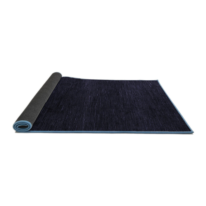 Sideview of Abstract Blue Modern Rug, abs5541blu