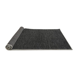 Sideview of Abstract Gray Modern Rug, abs5542gry