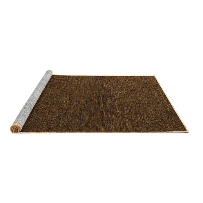 Sideview of Machine Washable Abstract Brown Modern Rug, wshabs5542brn