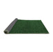 Sideview of Abstract Emerald Green Modern Rug, abs5542emgrn