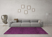 Machine Washable Abstract Purple Modern Rug, wshabs5542pur