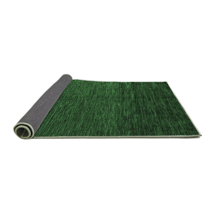 Sideview of Abstract Emerald Green Modern Rug, abs5543emgrn