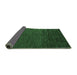 Sideview of Abstract Emerald Green Modern Rug, abs5543emgrn