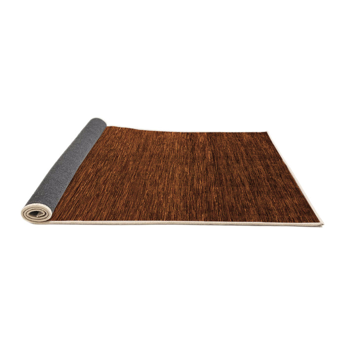 Sideview of Abstract Orange Modern Rug, abs5543org