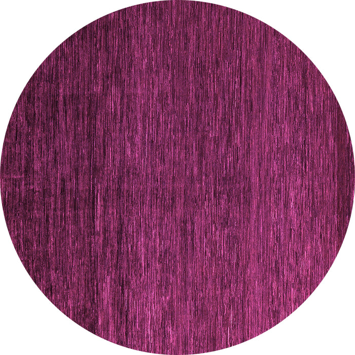 Round Machine Washable Abstract Pink Modern Rug, wshabs5543pnk