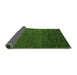 Sideview of Abstract Green Modern Rug, abs5543grn