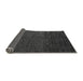 Sideview of Abstract Gray Modern Rug, abs5543gry