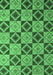 Abstract Emerald Green Modern Rug, abs5544emgrn