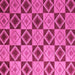 Square Machine Washable Abstract Pink Modern Rug, wshabs5544pnk