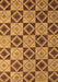 Machine Washable Abstract Brown Modern Rug, wshabs5544brn