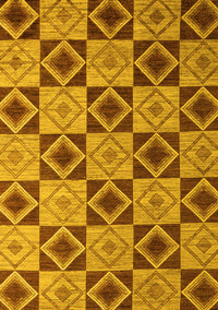 Abstract Yellow Modern Rug, abs5544yw