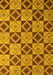 Abstract Yellow Modern Rug, abs5544yw