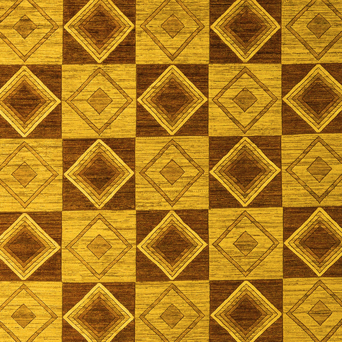 Abstract Yellow Modern Rug, abs5544yw