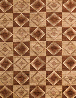Abstract Orange Modern Rug, abs5544