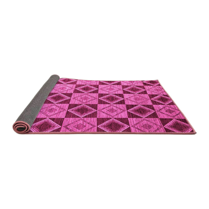 Sideview of Abstract Pink Modern Rug, abs5544pnk