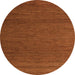 Round Abstract Orange Modern Rug, abs5545org