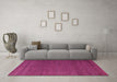 Machine Washable Abstract Pink Modern Rug in a Living Room, wshabs5545pnk