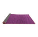 Sideview of Abstract Purple Modern Rug, abs5545pur