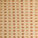 Square Abstract Orange Solid Rug, abs5546