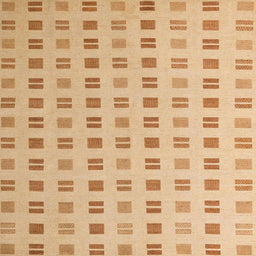 Square Machine Washable Abstract Orange Rug, wshabs5546