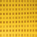 Square Solid Yellow Modern Rug, abs5546yw