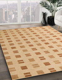 Abstract Orange Solid Rug, abs5546