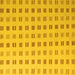 Square Machine Washable Solid Yellow Modern Rug, wshabs5546yw