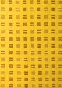 Solid Yellow Modern Rug, abs5546yw