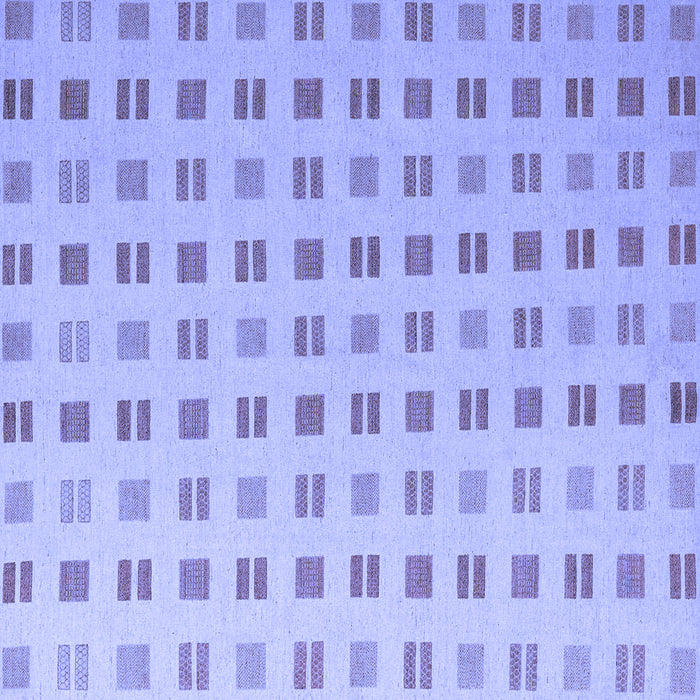 Square Solid Blue Modern Rug, abs5546blu