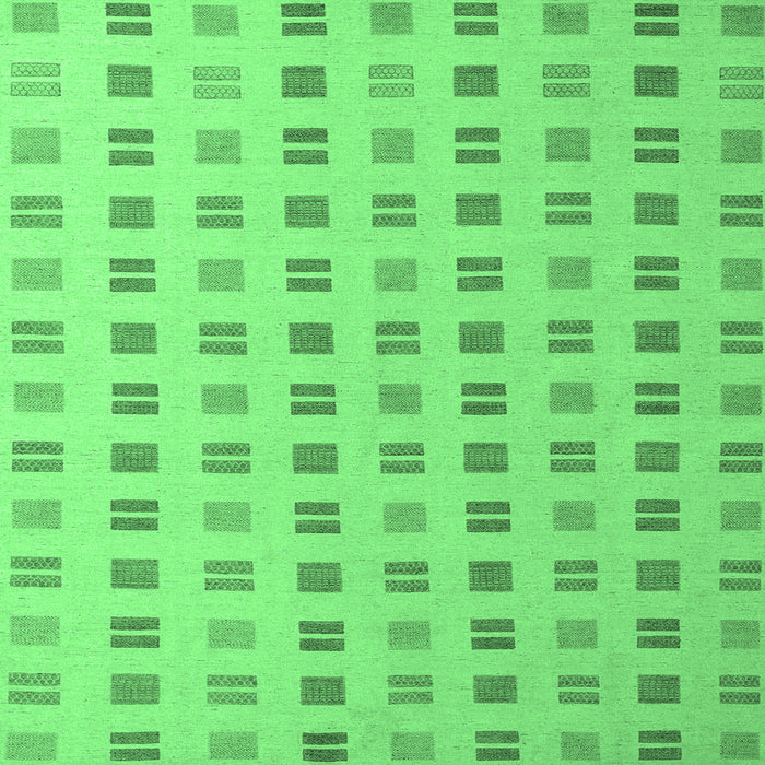 Square Machine Washable Solid Emerald Green Modern Area Rugs, wshabs5546emgrn