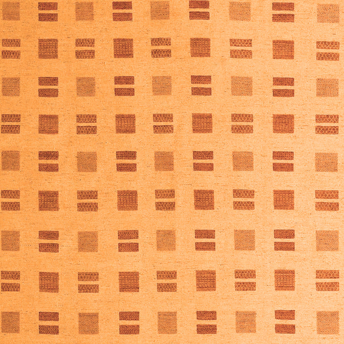 Machine Washable Solid Orange Modern Area Rugs, wshabs5546org