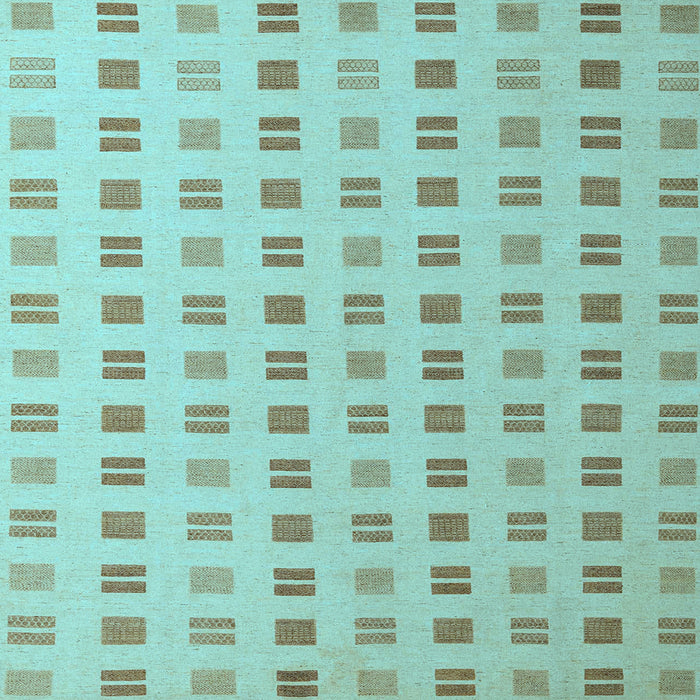 Square Solid Light Blue Modern Rug, abs5546lblu